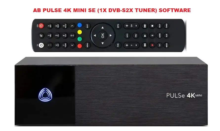 AB PULSE 4K MINI SE (1X DVB-S2X TUNER) SOFTWARE